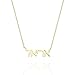 925K Sterling Hebräischer Name Silber Halskette, Hebräischer israelischer Schmuck, Hebräische Halskette, Hebräische Anfangshalskette, 18K Gold Vergoldet Silber Halskette (21, 18K Gold Vergoldet)