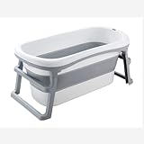 PAPU BABY Bañera/Tina Plegable Grande Para Niños Y Adultos (Gris)