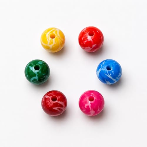 Image of eshoppee 200 gm Plastic Beads for Jewellery Making Kit Art and Crafts Materials for Necklace Bracelet Earring Making DIY Kit (11)