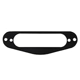 Kmise MI0248 Guitar Single Coil Pickup Mounting Ring, Red Mirror Surface (MI0255)