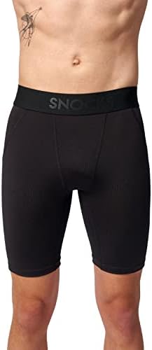 Snocks Kompressionsshorts Herren aus recyceltem Polyamid - Super Atmungsaktiv und Komfortabel - Angenehme Flache Nähte - Kein Kratzender Zettel
