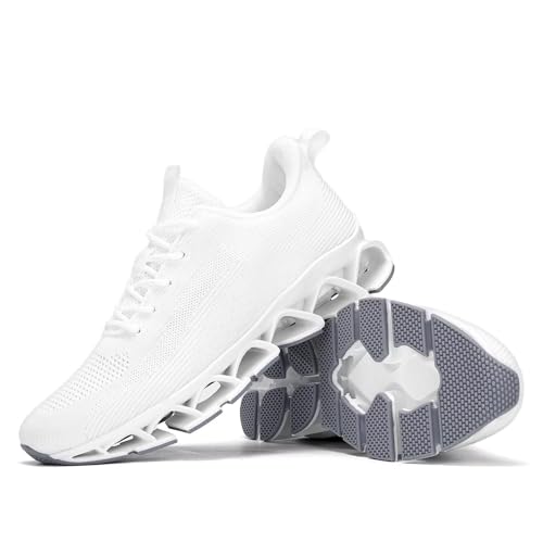 Image of Mens Running Shoes Casual Sport Athletic Fashion Walking Sneakers Lace up Blade Non Slip Breathable Mesh
