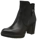 Rutschfeste Sohle Tamaris Damen 1-1-25348-23 Stiefeletten, Schwarz (Black 1), 36 EU