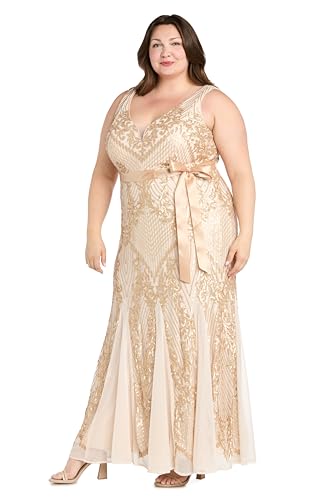 Image of R&M Richards Women's Aurora Dreamscape Gown