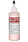 Lang Dental Jet Denture Repair Powder with Measuring Cup - Fibred Pink - 4 oz.