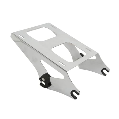 Porte-bagages amovible haut de gamme en acier gris foncé pour la gamme Harley Touring