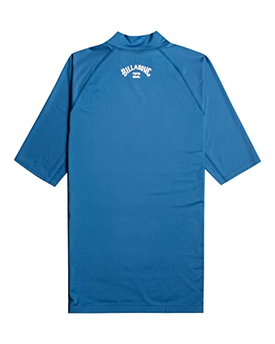 Licra de manga corta Billabong Waves All Day para hombre en color azul marino talla M 6