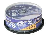 Memorex DVD-r 25pk Printable : Amazon.in: Computers &amp; Accessories