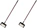 Bully Tools 91340 Big Bully Flooring Scraper. Long Fiberglass Handle, Pack of 2