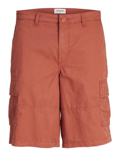 Articolo marchio JACK & JONES Jack & Jones Pantaloncini Cargo da Uomo Jpstcole Jjcampaign, Cinabro, M