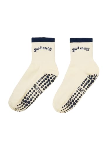 Image of Shapes Studio Half Calf Grip Socks, Cute Fruit Pilates Socks, Ruffle Socks, Non-Slip for Barre Yoga