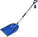 Produktbild KOTARBAU® Schneeschaufel Schneeschieber 36cm mit Aluminiumstiel Verstärkt Kunststoff Schild mit Metallbeschlag mit Ergonomischem Griff Kornschaufel Blau136 cm