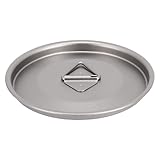 HogarTech Silicone Camping Cup Lid Mug, Pot & Kettle Heat-Resistant, Lightweight, Dishwasher-Safe (80mm/95mm/120mm, Gray) 80mm