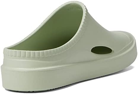 Hunter in Out Bloom Algae Foam Clogs for Men and Women - EVA Upper and Footbed, Bloom Algae Lining, and Cut-Out Detailing Muffled Green Men's 9, Women's 10 Medium | Image 4