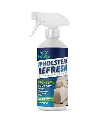 EnzyActive Upholstery ReFresh 500ml - Professional Cleaning Products and Upholstery Mattress Freshener Bedding Sofa Spray Strong Odour Neutraliser and Stain Preventer