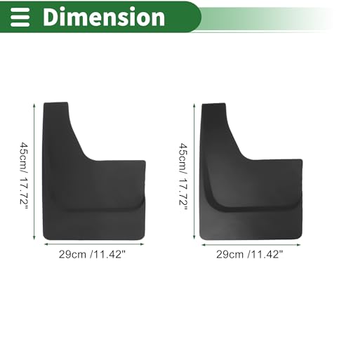 Image of Motoforti Mud Flaps Splash Guards Mud Guards for Ford F-150 2011-2014 W /Mount Accessories