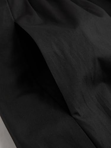 CIDER Skirts for Women Cotton Maxi Skirt Mid Waist Solid Ruffle Long A Line Skirts Casual Elegant Flowy4