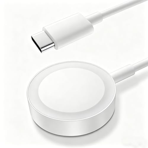 USB C for Apple Watch Charger Fast Charging 5W Fast iWatch Charger 4FT Travel Essentials Magnetic USB C Charging Cable Made for Apple Watch Series 11/10/9/8/7 Ultra 3/2/1 SE3