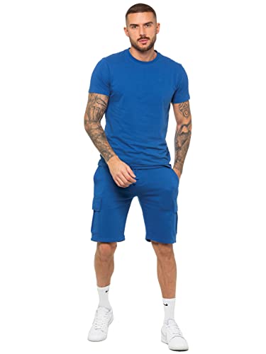 Ensemble de survêtement t-shirt et short bleu L ENZO