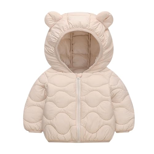 Toddler Boys Girls Hooded Puffer Jacket Infant Winter Warm Zip Up Cute Bear Ear Coats Outdoor Puffer Down Outerwear2