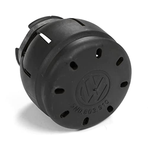 Volkswagen 5N0803910 Abdeckkappe Schutzkappe Anhängervorrichtung schwenkbar Kugelkopf, schwarz