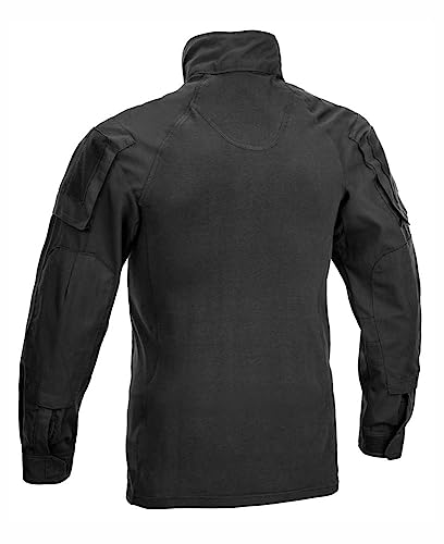 Combat Shirt Tiger 3267 Defcon5 negro talla M con bolsillos para coderas 3