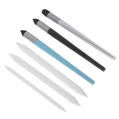 Toyvian 6pcs Oil Pastel Blending Tools Set Soft Sponge Pens Blending Stumps for Smooth Sketching Drawing and Art Supplies Lightweight and Portable for Artists