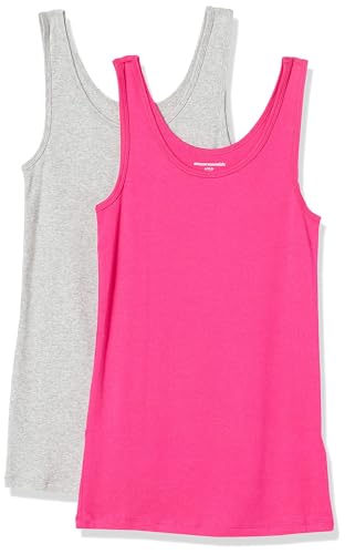 Amazon Essentials Women's Slim-Fit Vest, Pack of 2