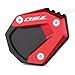 Mokiton Motorcycle Side Stand Extension Kickstand Plate Compatible With H.onda CB750 H.ornet 2023 2024 2025 2026 | Foot Pad Support CB 750 Accessories (red)