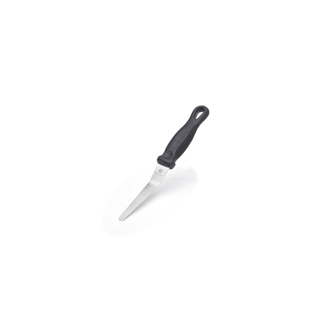 Mini-spatule de précision pâtissière coudée de Buyer FKOfficium contre les glaçages ratés