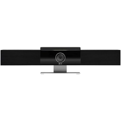 POLYCOM ASIA PACIFIC Studio P009 Poly Studio, All-in-one USB Videobar for small room, Teams and Zoom certified, 4K Resolution, 3.7m Mics pick-up range, Smart Camera