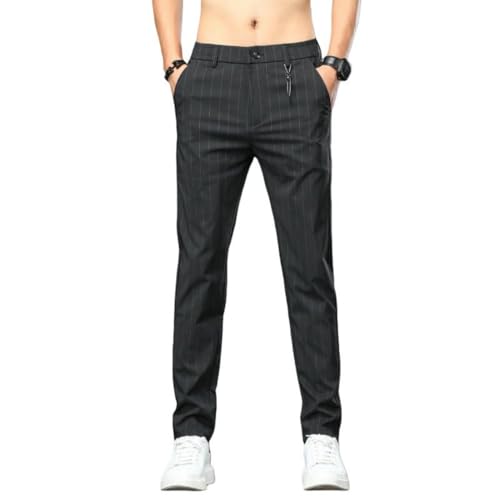 Pantalon de survêtement coréen homme léger élastique et droit style casual été