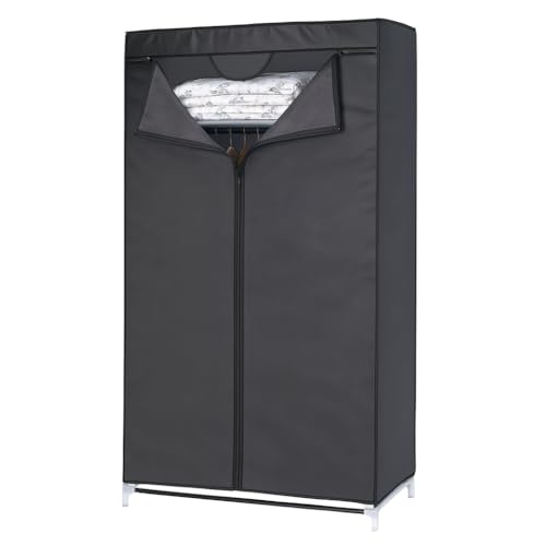 HERSIG - Armario Ropero | Armario de Tela para Ropa con Cremallera - Armario Tela Almacenaje