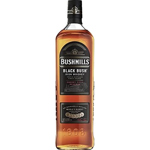 Bushmills Black Bush Irish Whiskey 1 Litre Cover