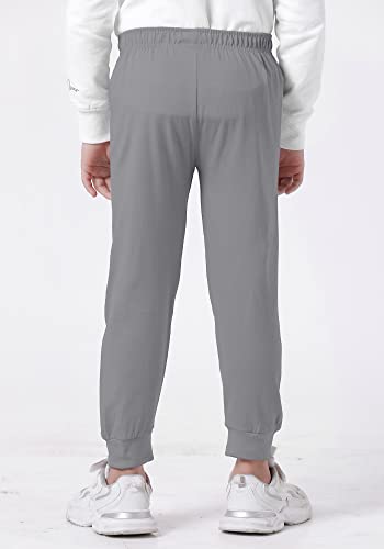 Image of KYDA KIDS Boys 100% Cotton Track Pants | Premium Printed Soft Single Jersey Fabric | Elastic Waist Loose Fit Summer Full Length with Rib Hem (Pack of 2)
