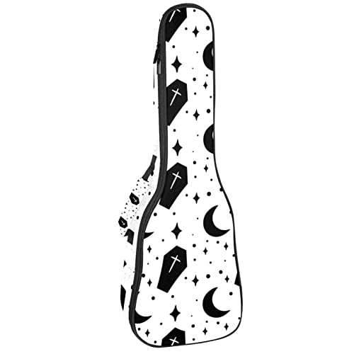 Housse ukulélé ténor rembourrée étanche étui concert soprano 61 cm lune