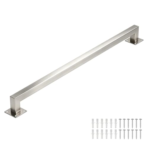 Stair Railings Indoor & Outdoor, Stainless Steel Railings for Stairs, Industrial Handrail Wall Mounted, Sturdy Stair Hand Rail f