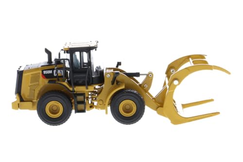 950M Wheel Loader escala 1:64 en metal amarillo miniatura 3