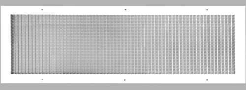 Image of 14 inch x 16 inch or 16 inch x 14 inch Cube Core Eggcrate Return Air Grille - Aluminum Rust Proof - HVAC Vent Duct Cover - White [Outer Dimensions: 15.75 x 17.75]