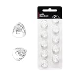 (Open Vent 6mm) Hearing Aid Domes for Oticon Minifit, Oticon Ear Caps Replacements Parts Accessories Domes for Oticon Hearing Aid Supplies Cleaning Kits(10 Pcs)