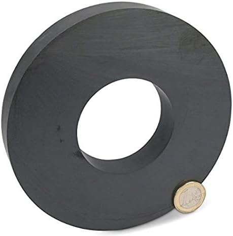 SSEA Donut Shape Magnets - OD 90mm x ID 36mm x 15mm Thick, for Industrial, DIY & Craft Use, Natural, Pack of 2