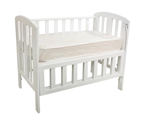 Baby Bed 3 Levels Can Be Attached To Mother Bed White Beech Wood
