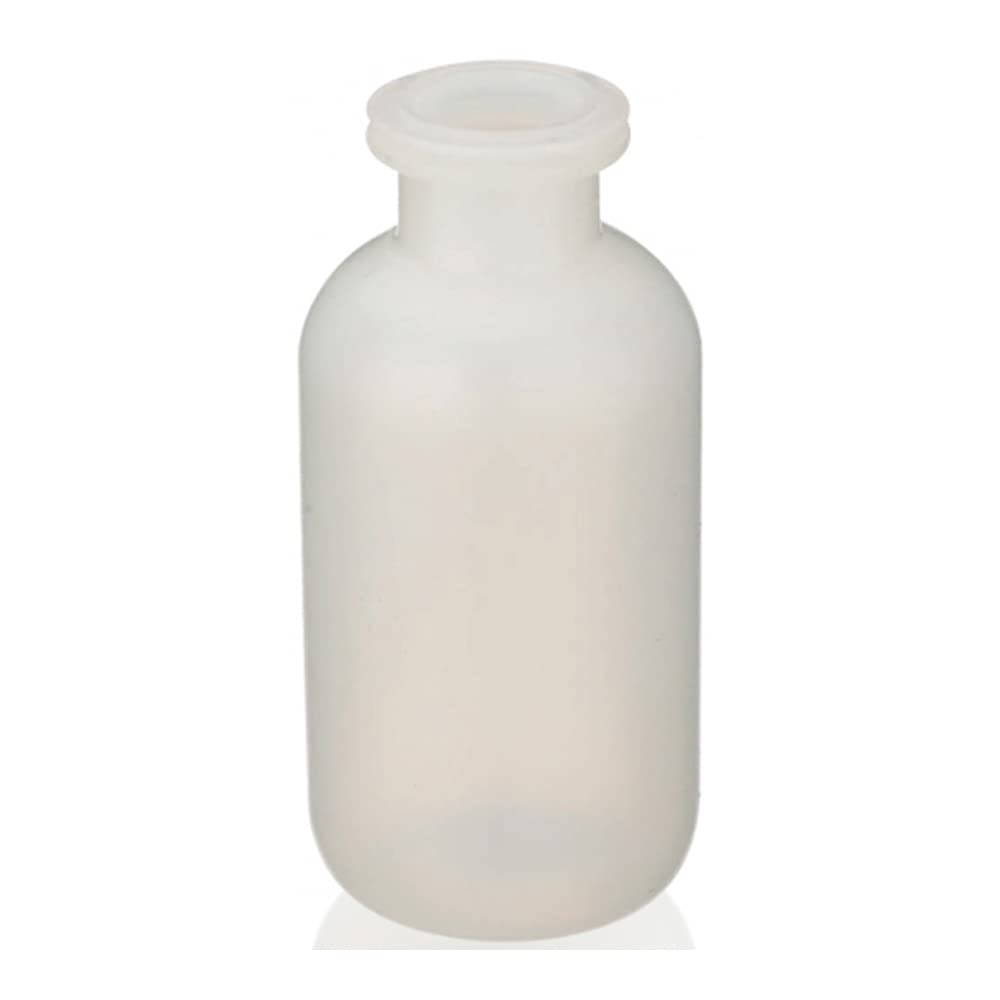 Wheaton 224037 Serum Bottle 120mL, HDPE, Mouth Dimensions: 13mm ID x 20mm OD, Bottle Dimensions: 47mm Diameter x 103mm Height (Case of 100)