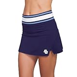 BB by Belén Berbel Falda Rhea Navy Blue Mujer – Deportiva para pádel, Tenis, Pickleball y Gimnasio, Ropa técnica Ligera, Transpirable y elástica