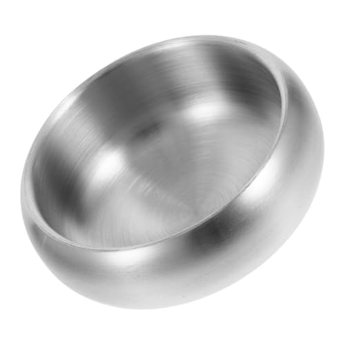 Cabilock Stainless Steel Rice Bowl Korean Soup Bowl for Breakfast for Boys and Girls