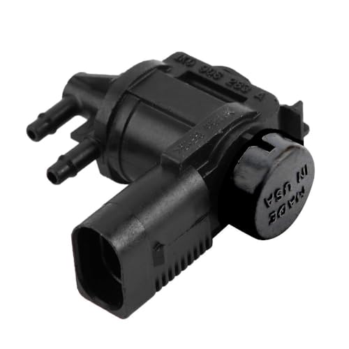 EGR Vakuum Magnetventil 1K0906283A Autoersatz Magnetventil Kunststoff Metall Schwarz 5.5 * 3.5 * 7.5cm für Auto A1 3 4 5 6 7 8 Q 3 5 7