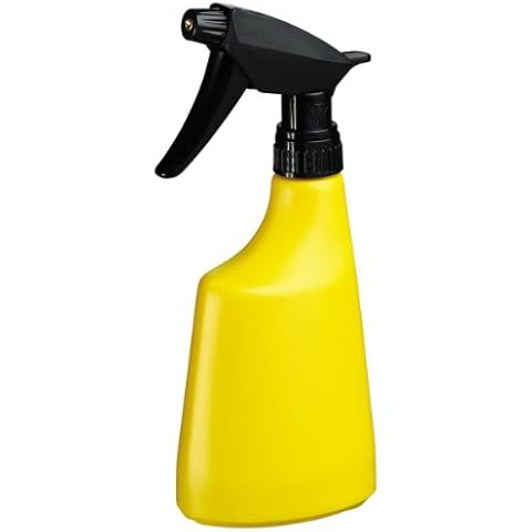 Plant sprayer standard made of plastic with brass nozzle, colour: yellow, capacity: 1 litre Cover