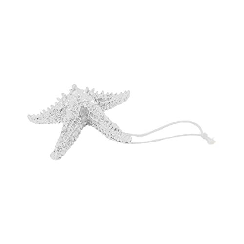 Faotup 1Pcs 5.15Inch White Resin Starfish Wall Decoration,Starfish Ornaments Blue,Starfish Wall Decorations For Home,Resin Starfish For Crafts Large #TOP2