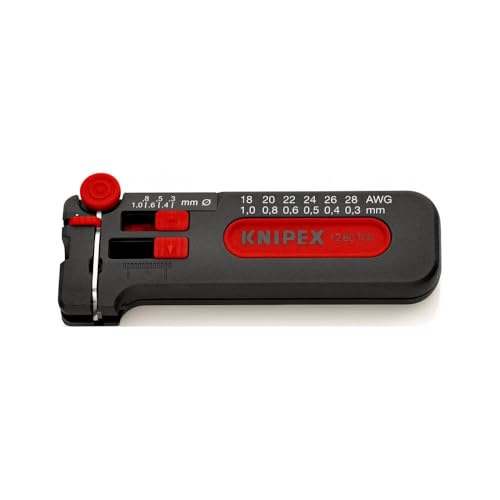 KNIPEX Mini pince à dénuder 18-28 AWG pour fils électriques de précision