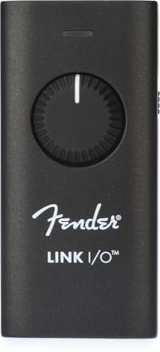 Interfaz de audio portátil USB-C Fender Link I/O, ideal para